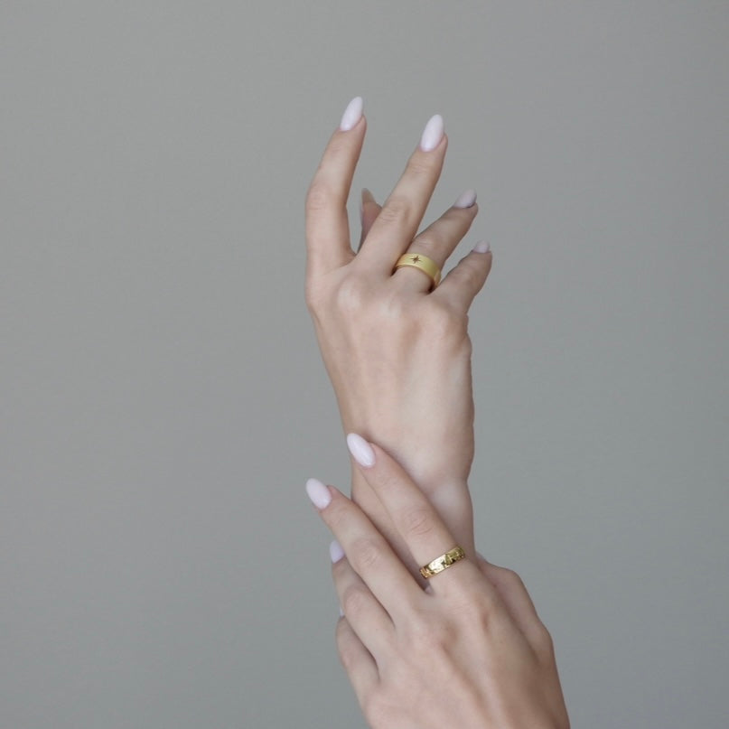 Second Star Band Ring