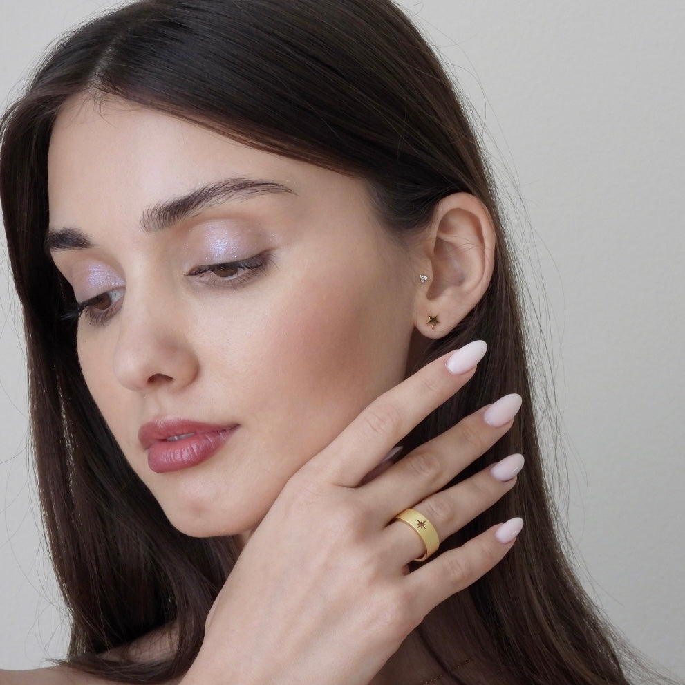 Second Star Band Ring